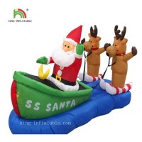 Inflatable Funny Inflatable Christmas Decorations giant inflatable santa claus