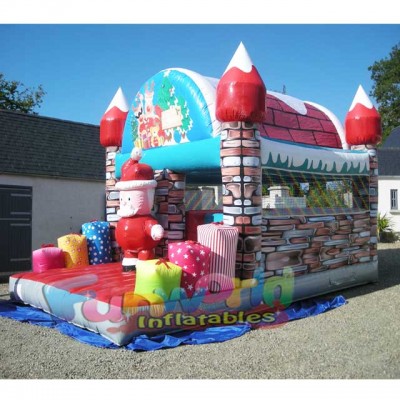 Factory inflatable Christmas bouncy house inflatable castle wholesale