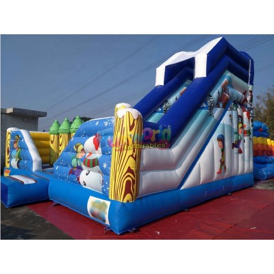 Snowman structure gonflable china juegos infantiles bouncy castles for kids