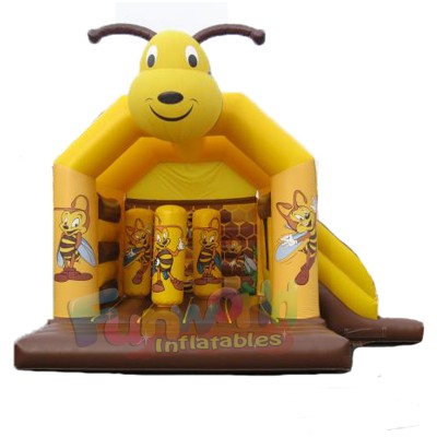 Modelo de insectos combo casa de salto inflable abeja brincolines toboganes