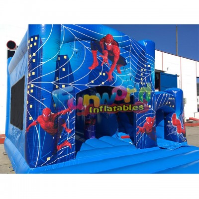 Spiderman inflatable bounce house Spiderman-themed bounce house spiderman inflatable playground