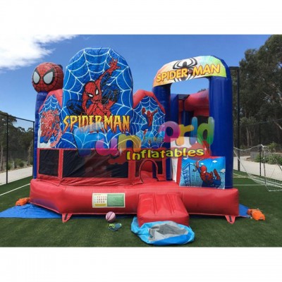 Spiderman jumping castle spider-man jumper spiderman inflatable bounce house