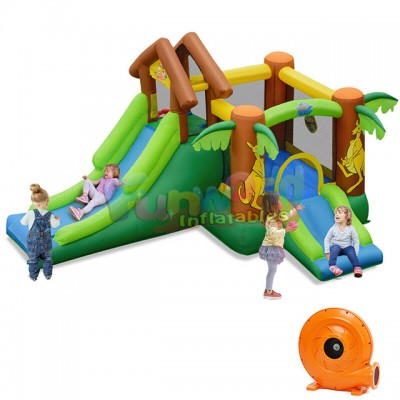 Mini backyard jumping moonwalk inflate  bouncer castle inflatable for kids