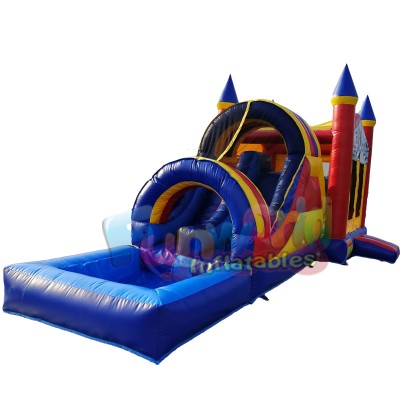 Inflatable bouncy castle with water slide venta de juegos inflables usados bouncy castle paint