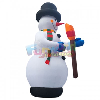 Outdoor christmas inflatables for sale frosty snowman inflatable for event