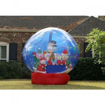 Customized Inflatable Snow Ball Snow Globe For Christmas  Inflatable Snow Globe